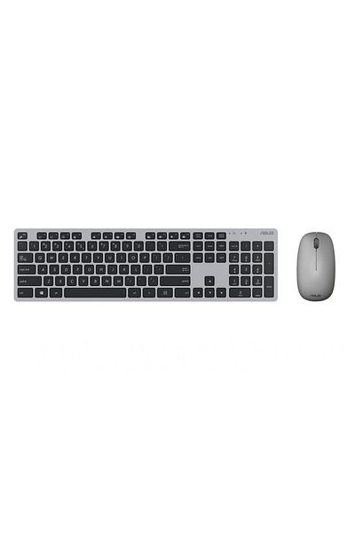 ASUS W5000 | Zestaw klawiatura i mysz | Bezprzewodowy | USA | Szary