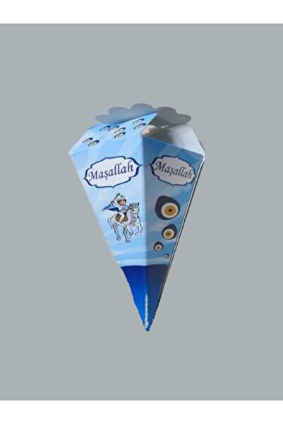 Bp Bizden Pastacılık Sünnet Özel Mevlüt Külah Lokumluk Şekerlik 50 Adet