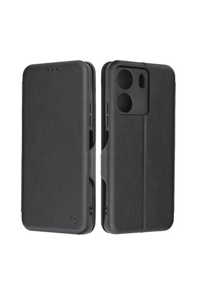 Techsuit Case for Xiaomi Redmi 13C 4G / Poco C65 - Safe Wallet Plus - Black