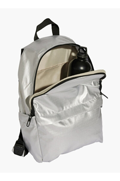 adidas Logo Print School Backpack with Adjustable Straps and Zip Closure - 9x29x36 cms