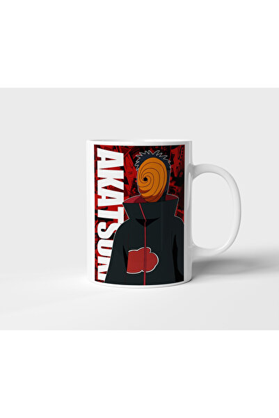 aknhediyelik Uchiha Obito Akatsuki Uzumaki Naruto Anime Tasarım Kupa