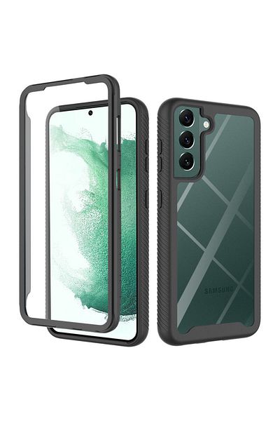Techsuit Case for Samsung Galaxy S22 Plus 5G + Foil - Defense360 Pro - Black