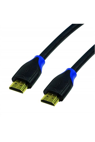 LogiLink Kabel HDMI | Wysoka prędkość z funkcją Ethernet | Męski | 19 pin HDMI typ A | Męski