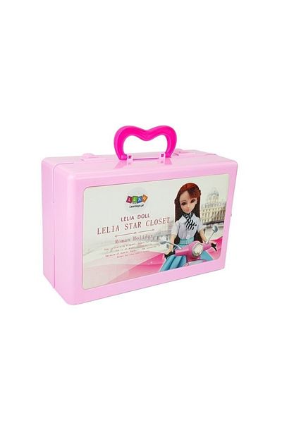 LeanToys Dress the Lelia doll, with wardrobe and accessories MCT 7358