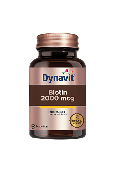 Eczacıbaşı Dynavit Biotin 2000 mcg Takviye Edici Gıda 100 Tablet