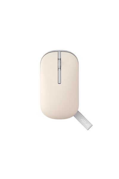 ASUS Marshmallow Mouse | MD100 | Mouse | 2.4 GHz, Bluetooth | Beige