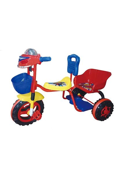 rexa Baby 3-Wheel Tricycle with Dual Seats – Tandem Ride-On Bike for Toddlers