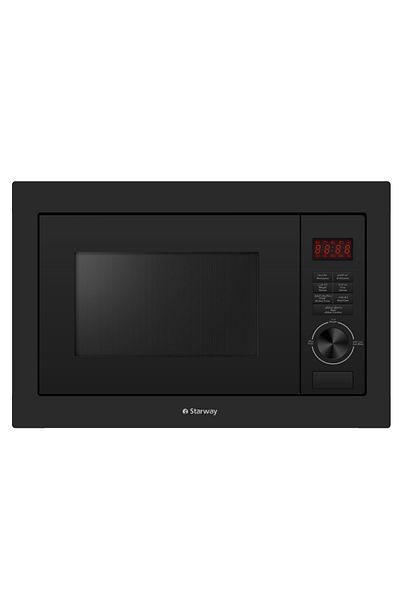 starway 25 Lt Built In Black Microwave Oven, Grill, Digital Screen, 1450 W, Total Steel Surface .and Cavity