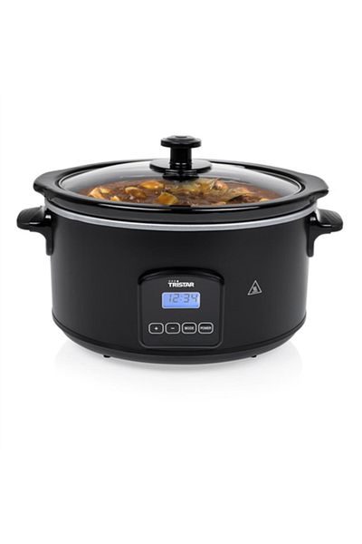 Tristar | VS-3920 | Slowcooker cyfrowy | 210 W | Stal nierdzewna | 4,5 L | Liczba programów 4