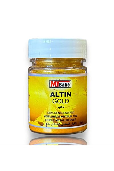 Bp Bizden Pastacılık MY BAKE METALİK TOZ GIDA BOYASI 10 GR GOLD