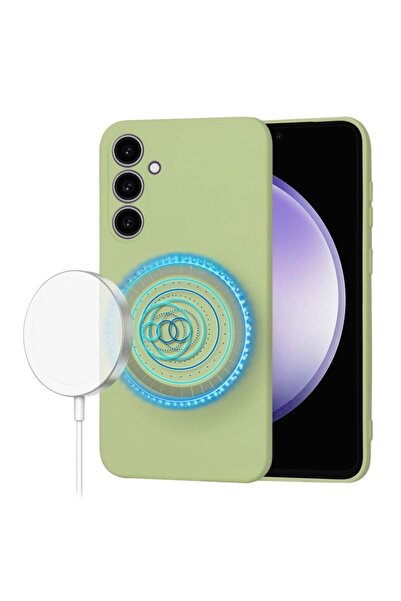 Techsuit Husă pentru Samsung Galaxy S23 FE - SoftFlex MagSafe - Matcha