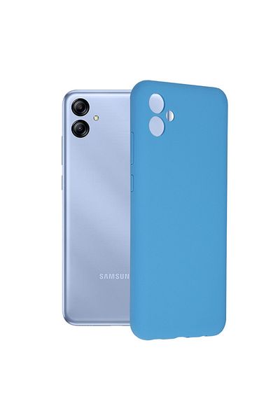 Techsuit Carcasă pentru Samsung Galaxy A04e / M04 - Silicon cu Margini Moale - Albastru Denim