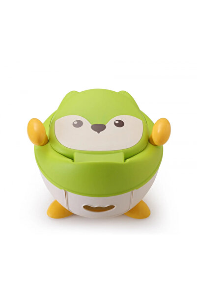 Little Mom Little Mom Green Fox children's potty with side handles, non-slip strips, Non-Toxic, compartments