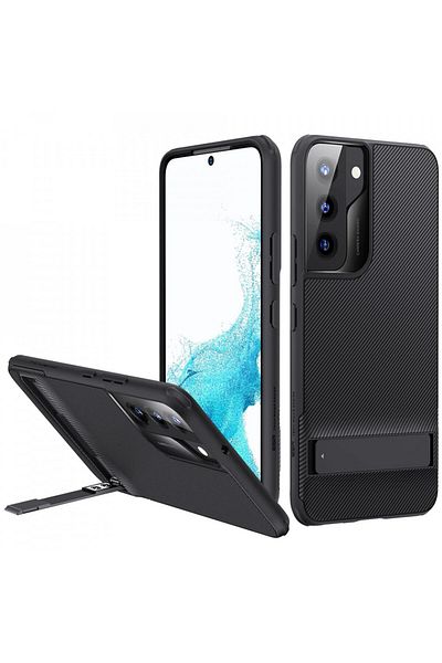 ESR Case for Samsung Galaxy S22 5G - Air Shield Boost Kickstand - Translucent Black