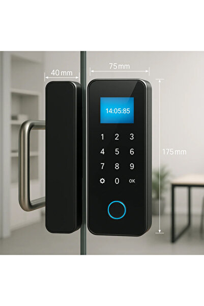 ONLOİ Akıllı Cam Kapı Kilidi (Mobil Uygulamalı) | OK0350