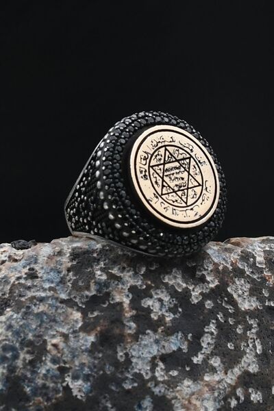 Prestige Hz. Süleyman Mührü 925 Ayar Gümüş Yüzük 902039