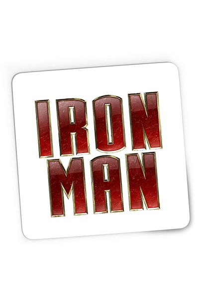 OEM Mousepad Gaming Ironman Logo Metal Comics Cartoons American, 21x19 см