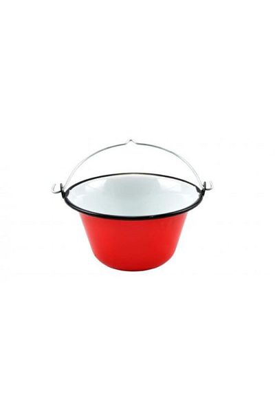 Perfect Home Serving pot, enameled, 0.8 L, red, Perfect Home