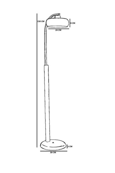 Lumexx BUKE CEVİZ LAMBADER SMİTH SİYAH BAŞLIKLI