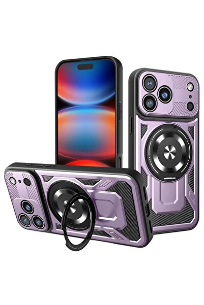 SKYDDAR INNOVATION Калъф за iPhone 17 Pro Max, RuggedCam, Удароустойчив магни...