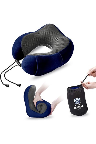 Mnuk MNP-3 Neck Pillow for Travel- Pink
