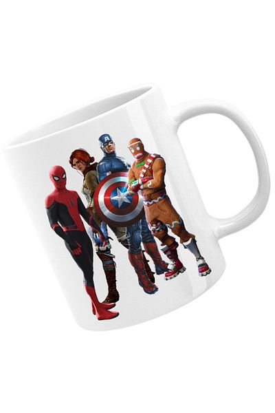 OEM Cana Witcher Spiderman Captain America Skin Battle Royale, alba, 330 ml