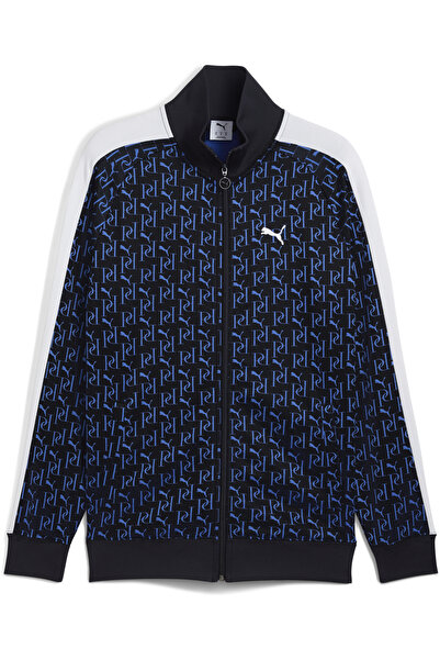 Puma Ανδρικό τζάκετ φόρμας T7 με στάμπα σε όλη την επιφάνεια