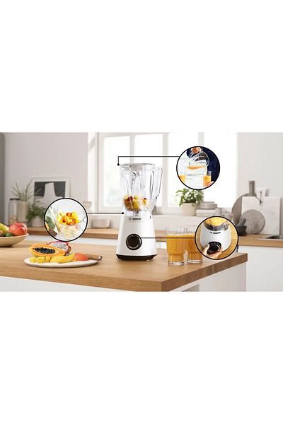 Bosch Blender | MMB6141W VitaPower Series 4 | Tabletop | 1200 W | Jar material Tritan