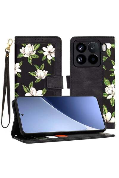 Techsuit Husă pentru Xiaomi 15 Pro - FlipCraft - Flori ale Zorilor