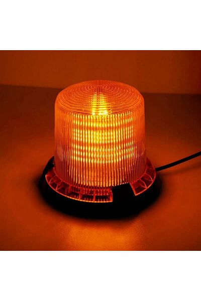 BGRJ Automotive Lumină intermitentă auto JSD08, rotație 360°, bază magnetică, 12V-24V