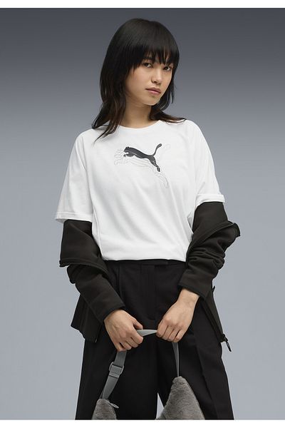 Puma Evostripe Relaxed Graphic Tee Women