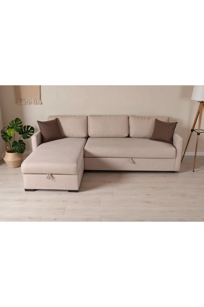 Vivense FLEXİ YATAKLI KÖŞE KOLTUK, BEJ