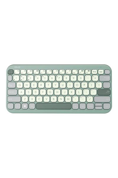 ASUS KW100 | Klawiatura | Bezprzewodowa | USA | Zielona Herbata | Bluetooth