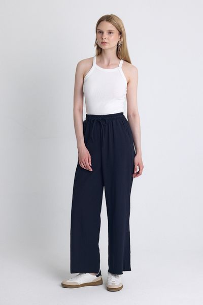 Rays Laci Waist Elastic Wide Leg Trousers 4760