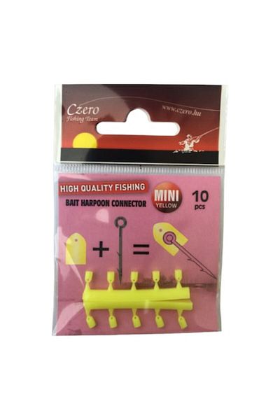 Aqua Conector Spin Bait Harpoon Galben Mini, 10buc/plic
