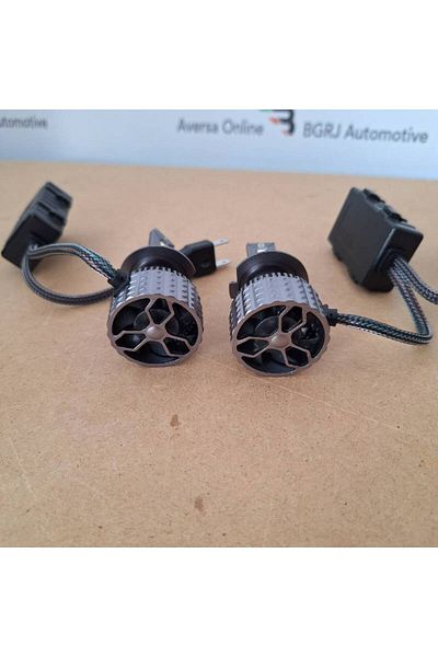 BGRJ Automotive Set of 2 H7 LED bulbs, warm white light, canbus, 18000lm