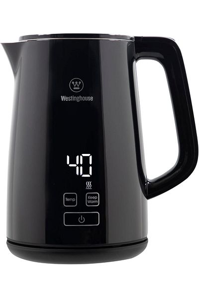 Westinghouse USA 1.7L Digital Electric Kettle – 2200W Fast Boil Variable Temperature Control - SS