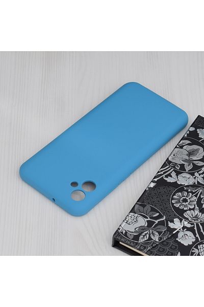 Techsuit Carcasă pentru Samsung Galaxy A04e / M04 - Silicon cu Margini Moale - Albastru Denim
