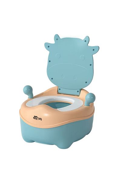 Little Mom Olita cu adaptor moale si manere Little Calf Blue