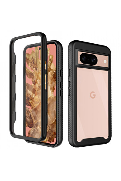 Techsuit Carcasă pentru Google Pixel 8a + Folie - Defense360 Pro - Negru