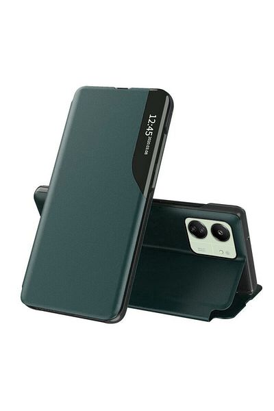 Techsuit Cover for Xiaomi Redmi 13C 4G / 13C 5G / Poco M6 / C65 - eFold Series - Dark Green