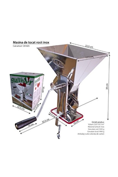 gogiva Tomato chopper, Stainless steel