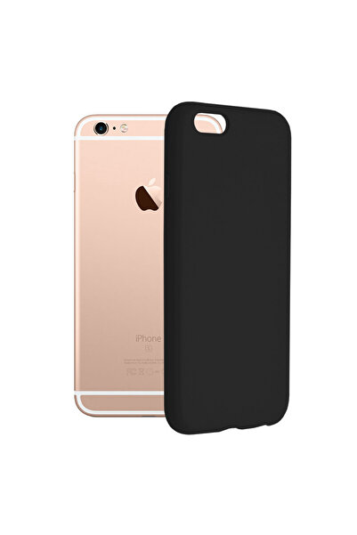 Techsuit Carcasă pentru iPhone 6 / 6S - Silicon cu margini moi - Negru
