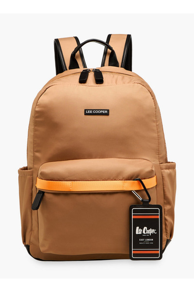 Lee Cooper Colourblock Backpack with Adjustable Shoulder Straps and Zip Closure - 13x30x41 cm
