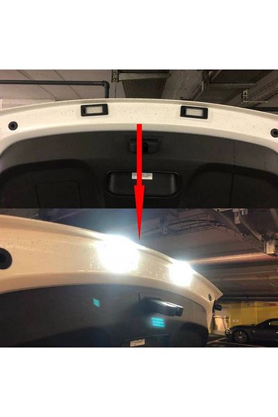 BGRJ Automotive LED license plate lights Skoda Octavia 3, Superb Combi, Rapid, Fabia