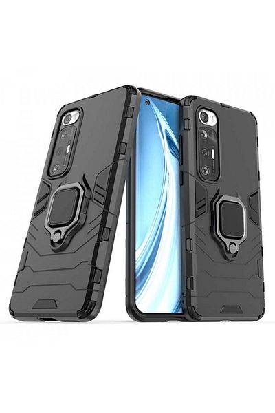 Techsuit Husă pentru Xiaomi Mi 10S - Protecție din silicon - Neagră