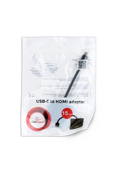 Cablexpert | A-CM-HDMIF-01 | Adapter wideo | 19-pinowe HDMI typu A | żeńskie | 24-pinowe USB-C |