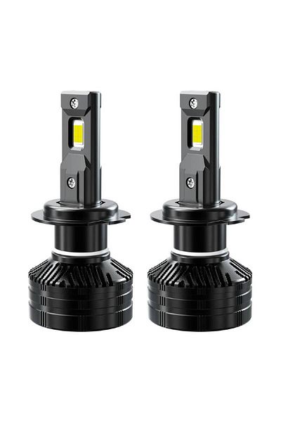 BGRJ Automotive Set of 2 H7 LED bulbs, warm white light, canbus, 18000lm