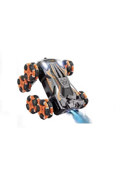 rexa 8 Wheels Remote Control Car Toy Drift Stunt Car With Spray Crawl Function Double-sided Drift Car