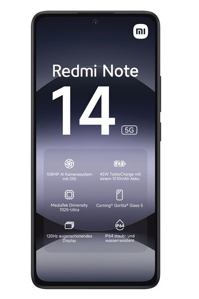Xiaomi Redmi Note 14 Negru 6GB RAM, 128GB, 5G